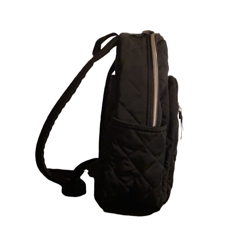 Small black Vera Bradley backpack in performance twill. For campus life. 9”x 12” - Picture 5 of 12